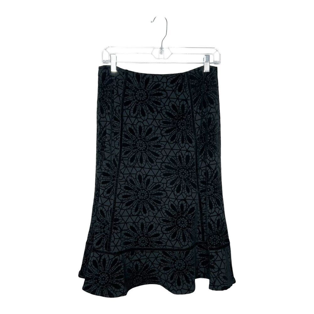 East 5th Skirt Womens Size 8 Velvet Whimsigoth Fairy Grunge Goth Peplum Burnout